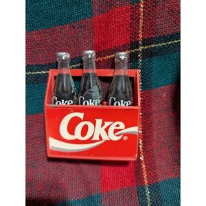 Coke Crate Removable Bottle Coca Cola 1993 Kitchen Refrigerator Magnet